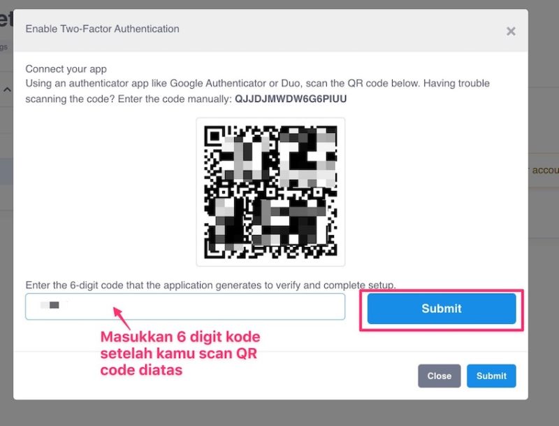 Cara Mengaktifkan Two Factor Authentication Di Domainesia