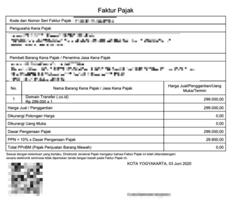 Panduan Permintaan Faktur Pajak Otomatis - DomaiNesia