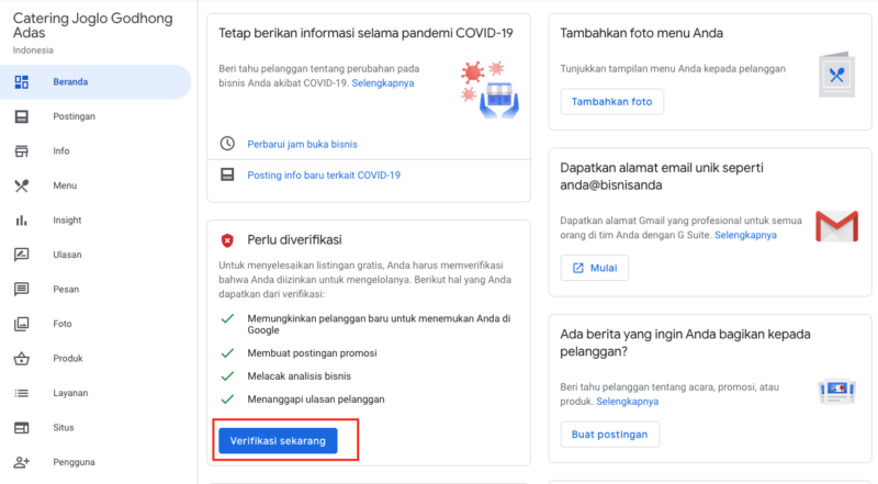 Cara Membuat Google Bisnisku Profesional - DomaiNesia