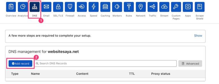 Panduan Setting DNS Di Cloudflare - DomaiNesia