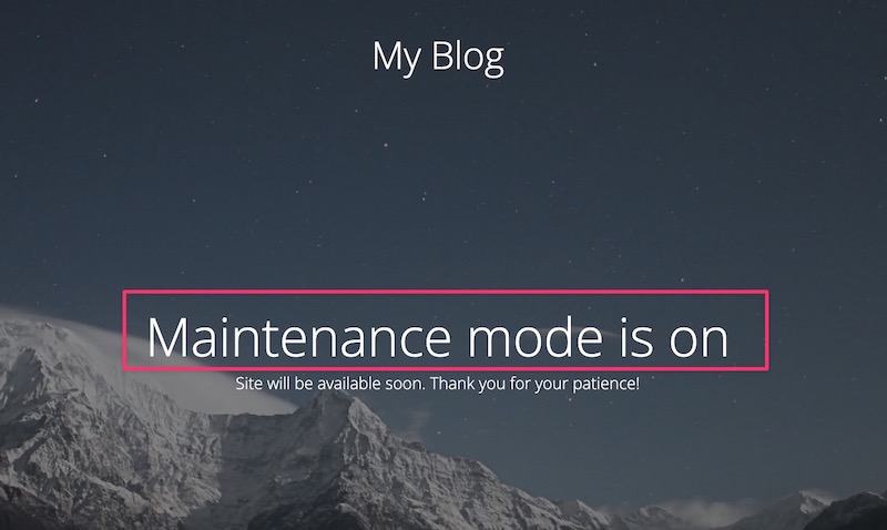 Cara Membuat Maintenance Page Di WordPress - DomaiNesia