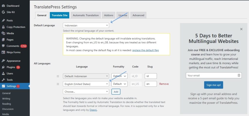 Mudah! Ini Cara Membuat Website Dua Bahasa - DomaiNesia