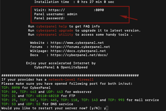 Cara install Cyberpanel Di Ubuntu