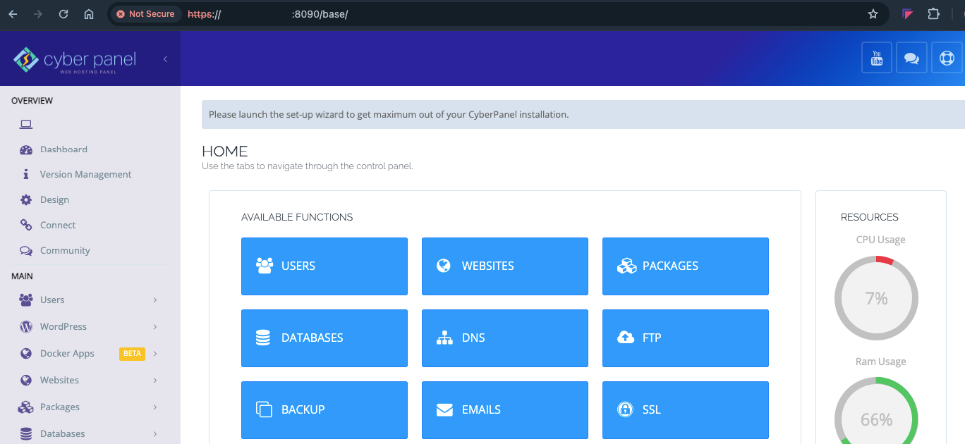 Cara install Cyberpanel Di Ubuntu