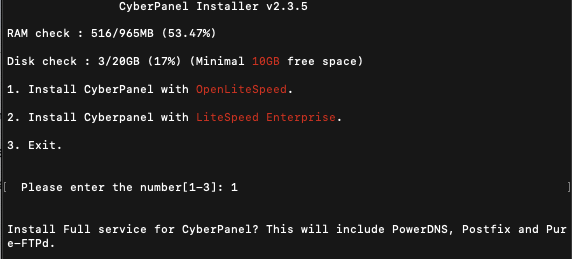 Cara install Cyberpanel Di Ubuntu