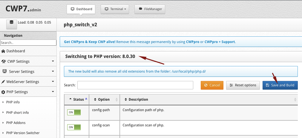 Cara Install CentOS Web Panel