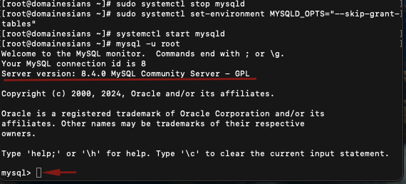 Install MySQL CentOS 7