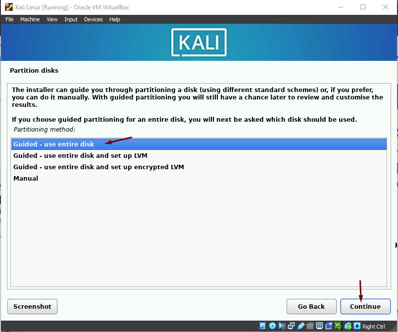 Install Kali Linux