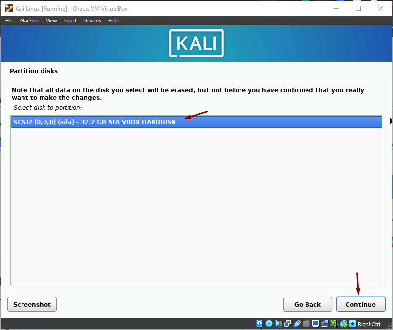 Install Kali Linux