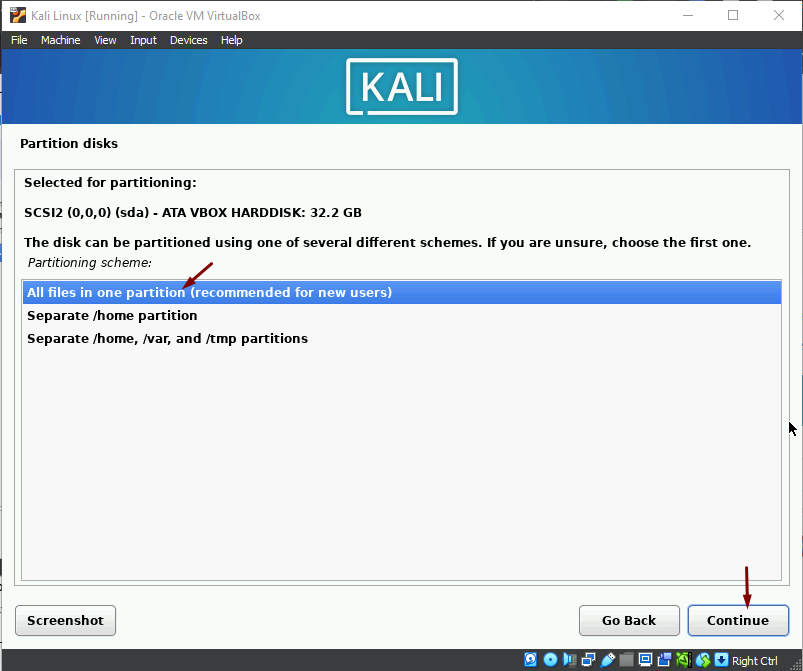 Install Kali Linux