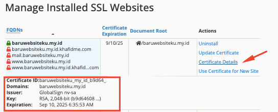 SSL GlobalSign