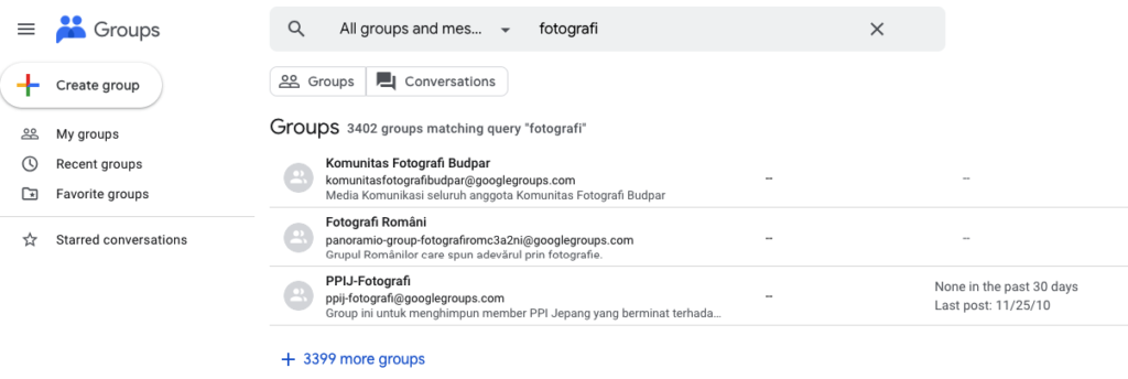 Google Groups