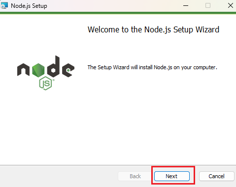 install node di windows