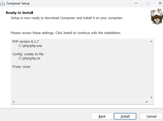 Cara install Composer di Windows