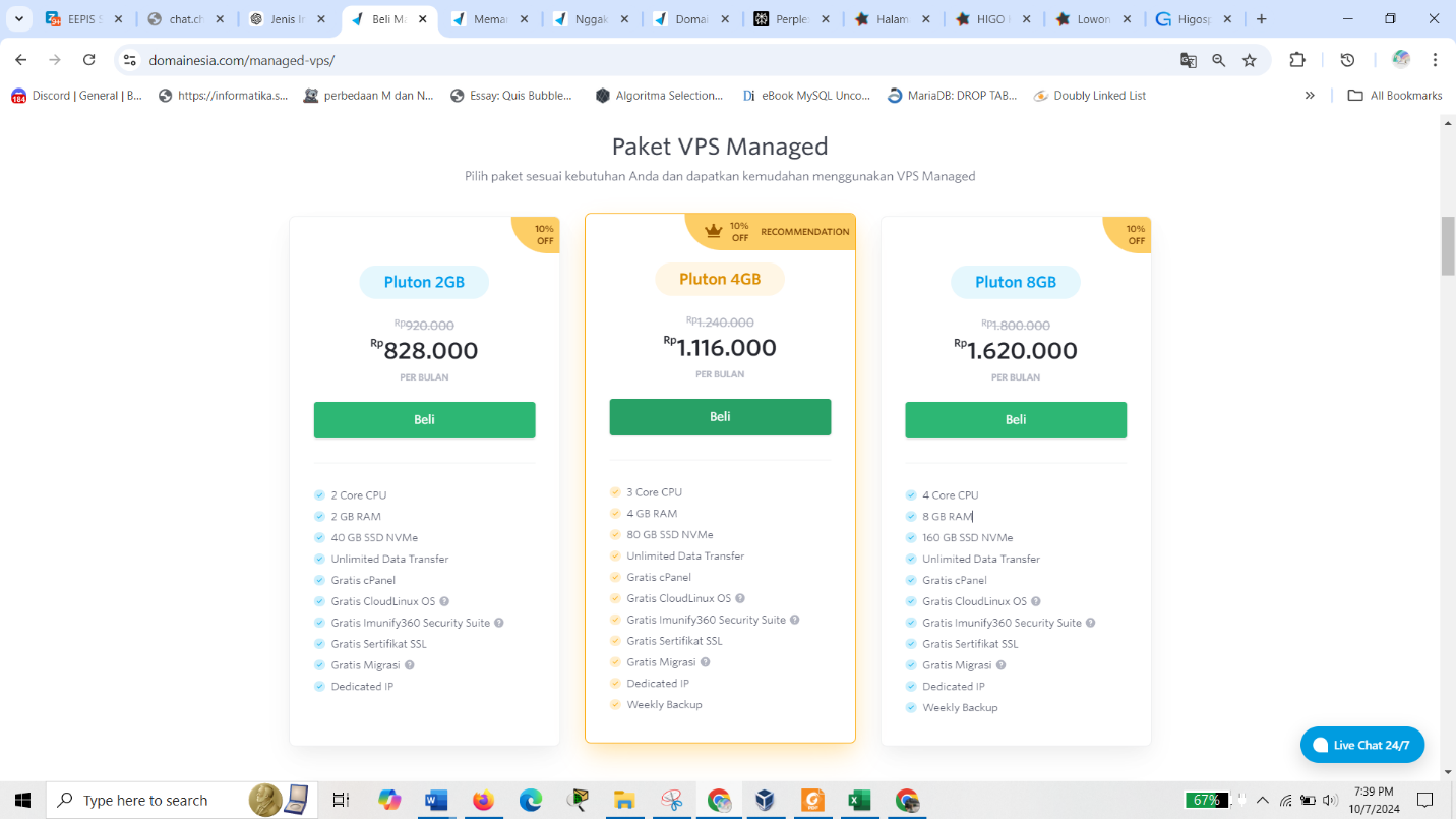 Memilih Paket VPS Managed yang Sesuai