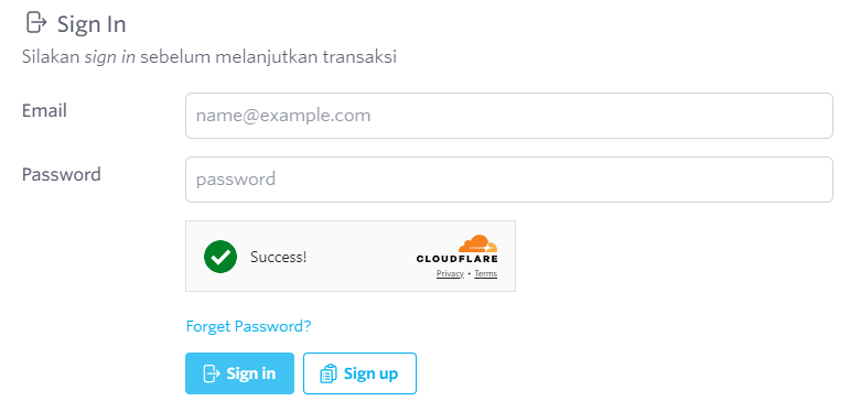 Login Akun DomaiNesia Milikmu