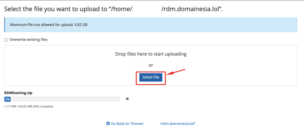 Install RDM ke Hosting 